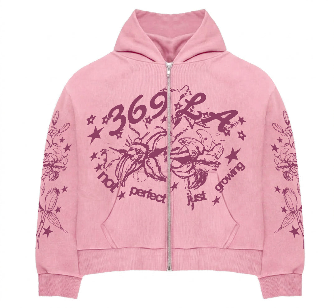 Not Perefect Just Growing Hoodie