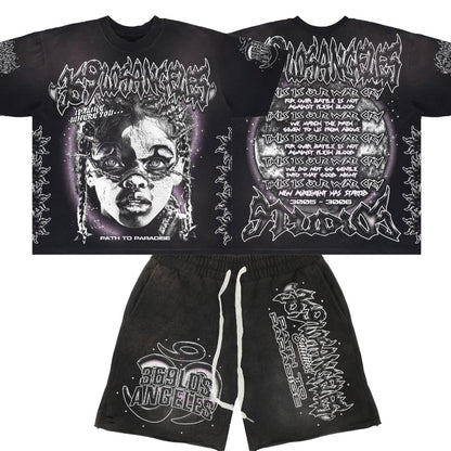 War Cry T-Shirt &  Sweatshorts Full Set