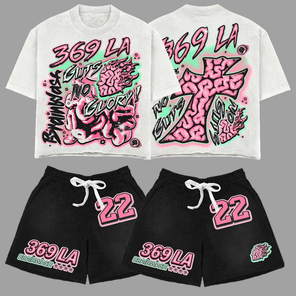 Guts No Glory Shirt & Sweatshorts Full Set
