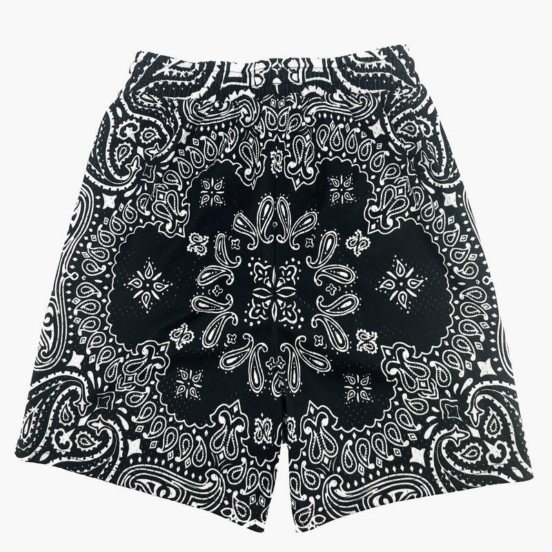 Fear Is The Mind Killer Streetwear Graphic T-Shirt & Black Bandana Shorts Set