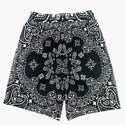 Fear Is The Mind Killer Streetwear Graphic T-Shirt & Black Bandana Shorts Set