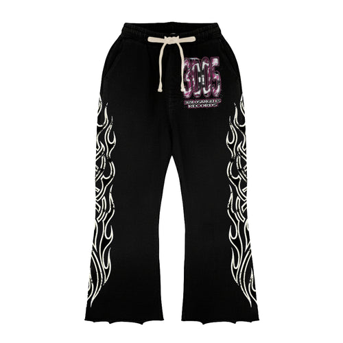 Born From Streetwear Graphic Flare Sweatpants