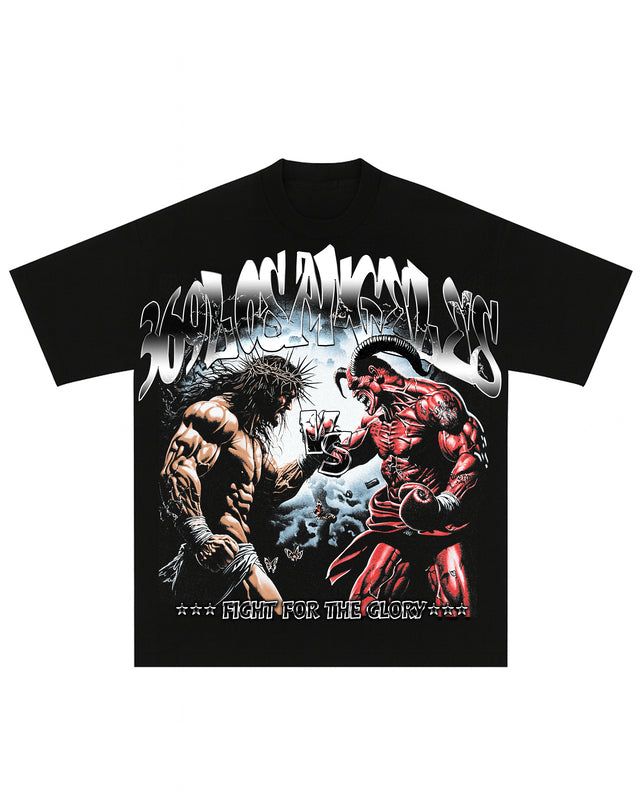 Good Vs Evil Short-Sleeve T-Shirt & Flare Sweatpants Full Set