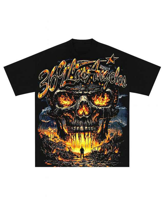 No Way Out Short-Sleeve T-Shirt & Flare Sweatpants Full Set