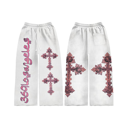 Pure Saint Full-Zip Hoodie & Flare Streetwear Sweatpants Set