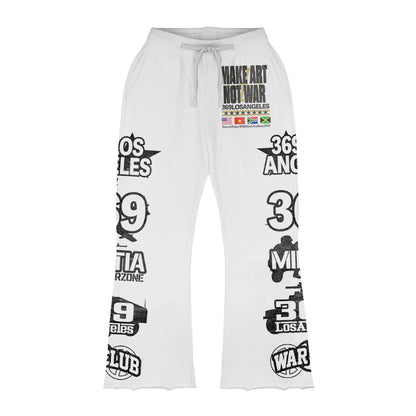 Warzone Long-Sleeve T-Shirt & Flare Sweatpants Full Set