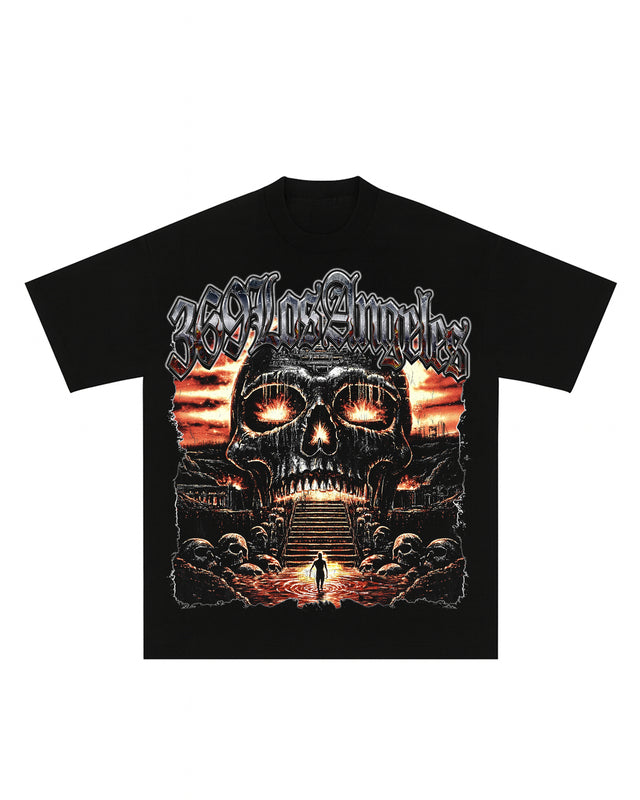 Hotter Than Hell Short-Sleeve T-Shirt & Flare Sweatpants Full Set