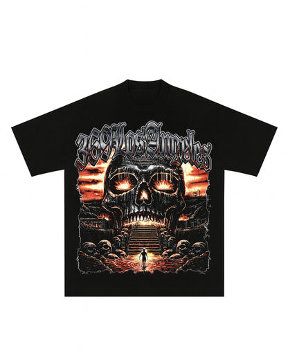 Hotter Than Hell Short-Sleeve T-Shirt & Flare Sweatpants Full Set